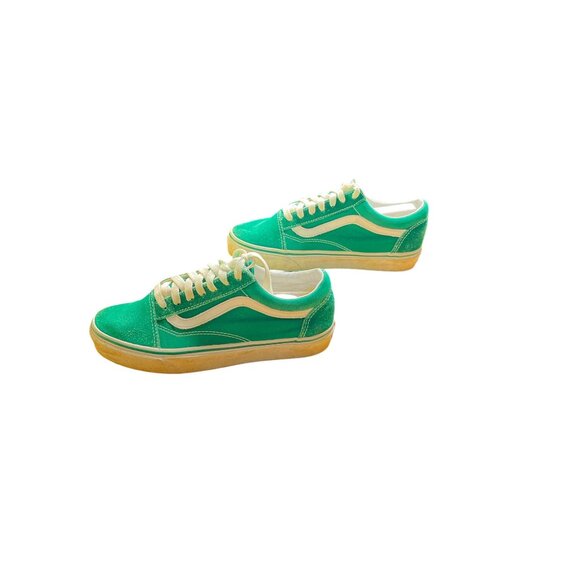 Vans Old Skool Skateboard Shoes men’s 5 women’s 6.5 Waterfall Green Suede Green - Picture 4 of 7